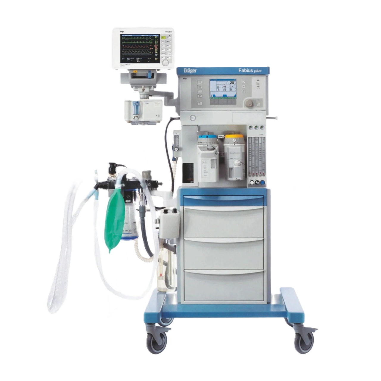 Наркозно-дыхательный аппарат Dräger Fabius Plus