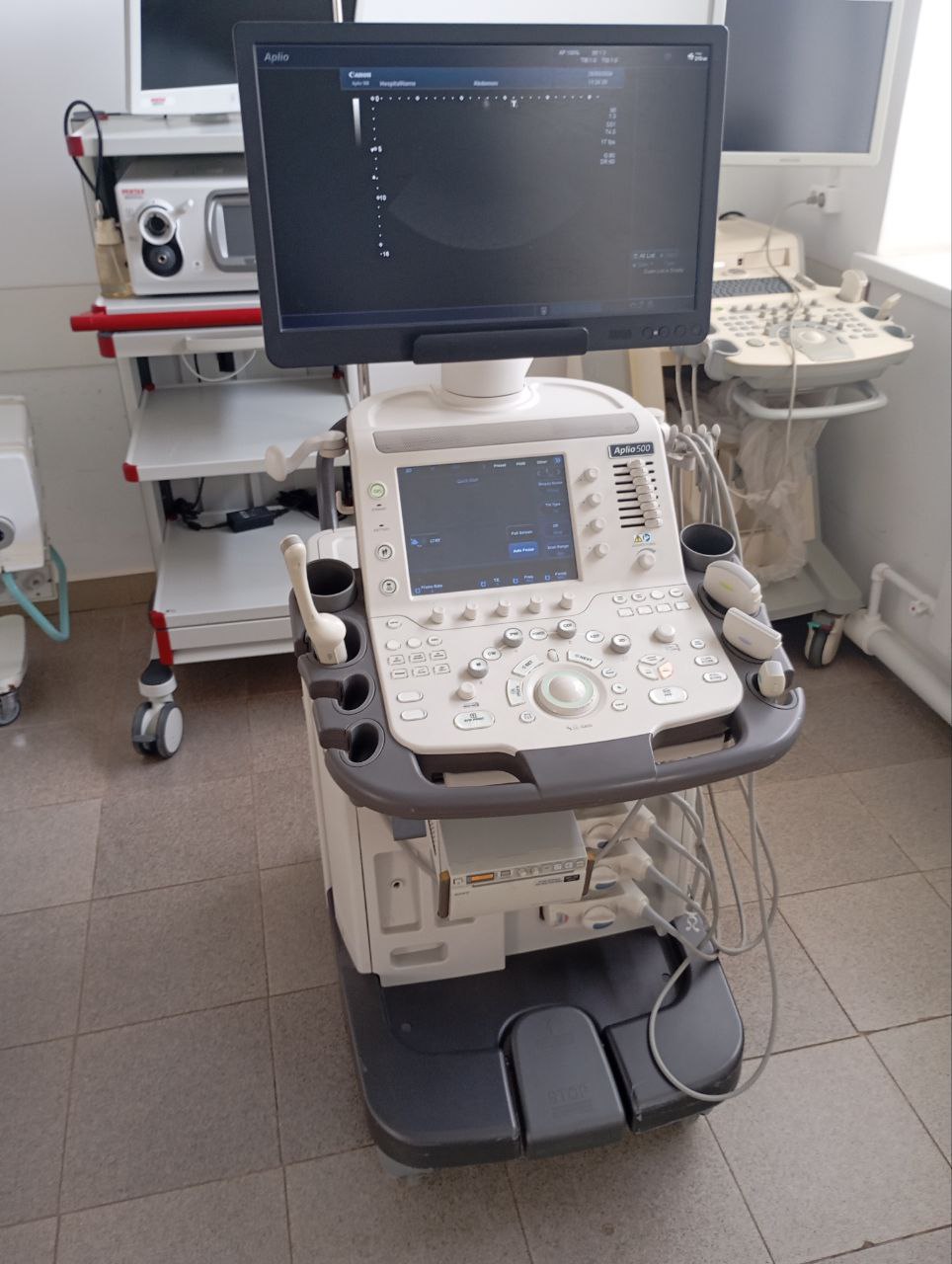 Восстановление работы Canon Aplio 500 — устранение ошибки запуска УЗИ-системы