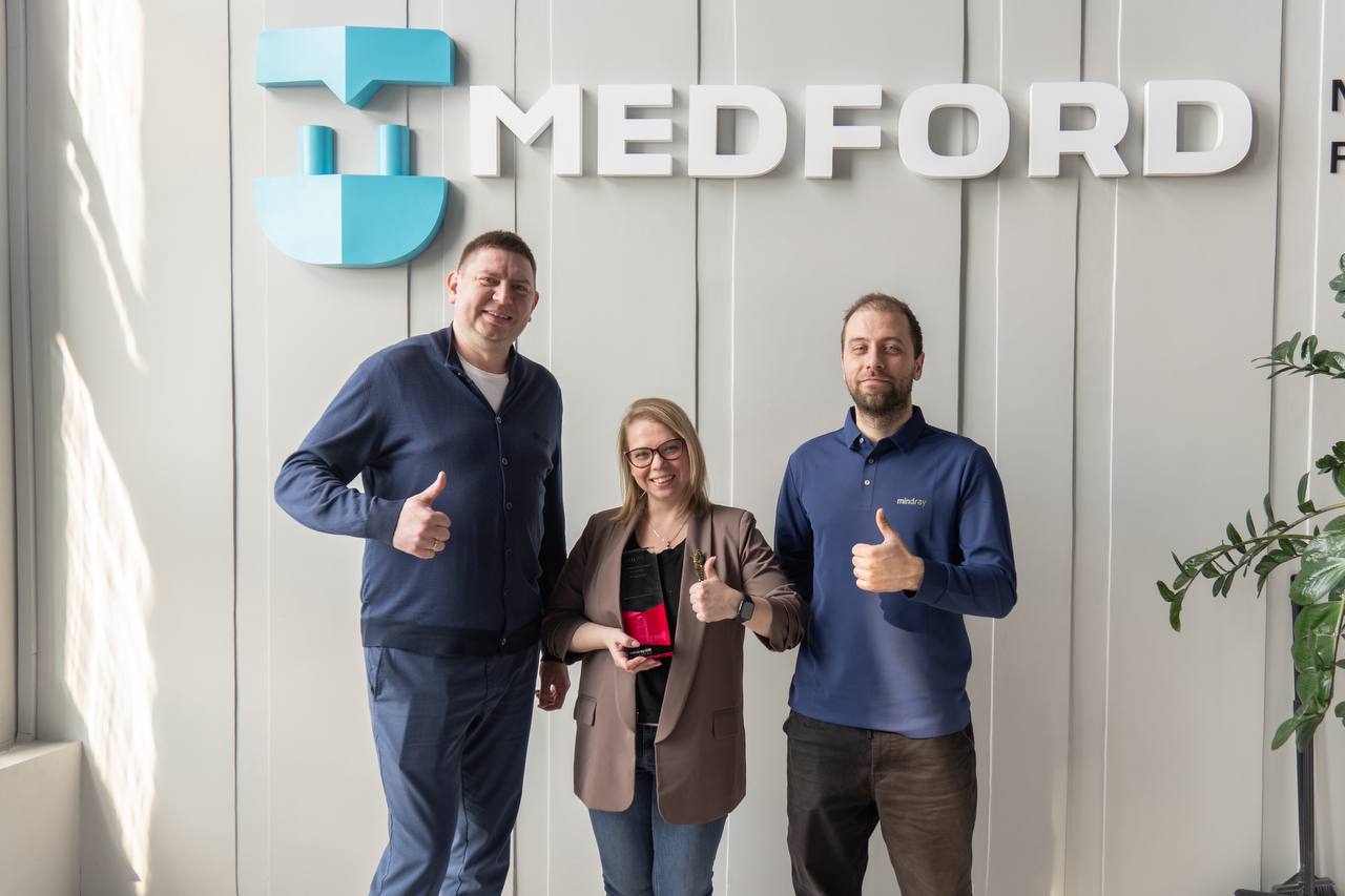 Medford получил статус Gold Service Channel от Mindray по итогам 2025 года