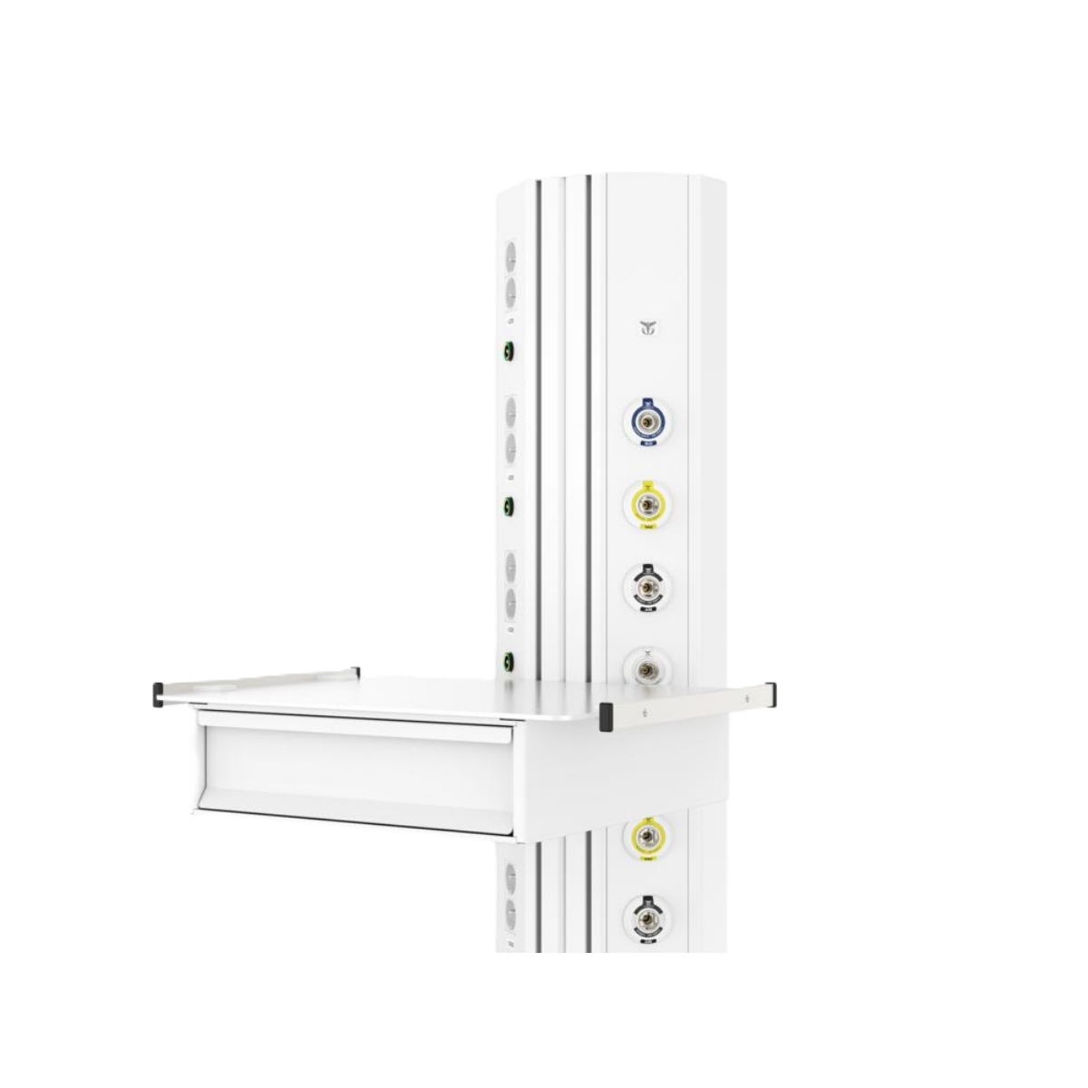 Настенная вертикальная медицинская консоль CADUCEUS CS07