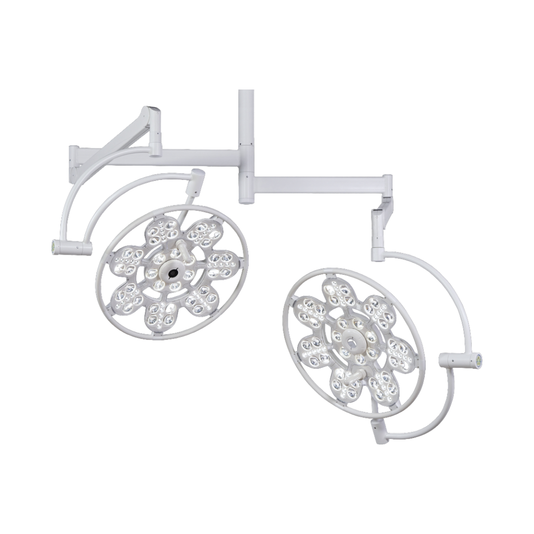 Светильник операционный потолочный ЭМАЛЕД 500/500 двухкупольный